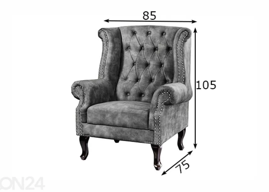 Nojatuoli Chesterfield