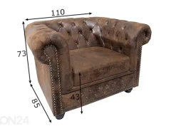 Nojatuoli Chesterfield