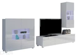 Olohuoneen kalusteryhmä Claudia 250 cm + LED-valaistus