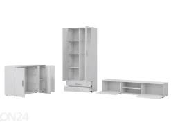 Olohuoneen kalusteryhmä 380 cm + LED-valaistus