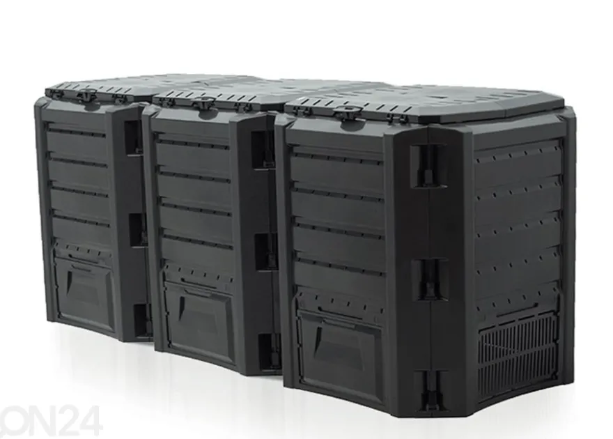 3-osainen kompostori Compo 1200 L