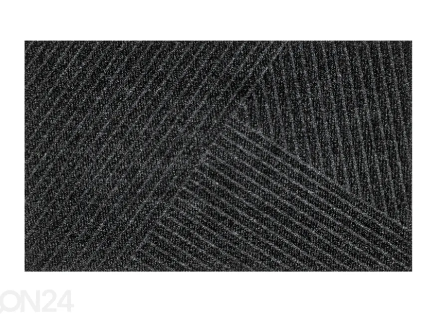 Ovimatto Dune Stripes dark grey 45x75 cm