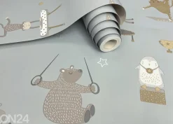 Paperitapetti Animals Gymnastics