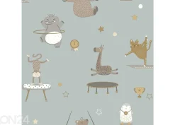 Paperitapetti Animals Gymnastics