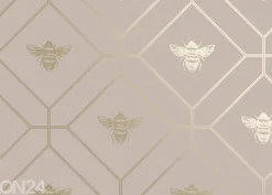 Paperitapetti Honeycomb Bee