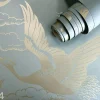 Paperitapetti Metallic Cranes