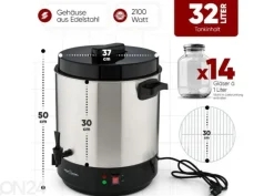 Pastörointi-juomasäiliö 32L ProfiCook PCEKA1283