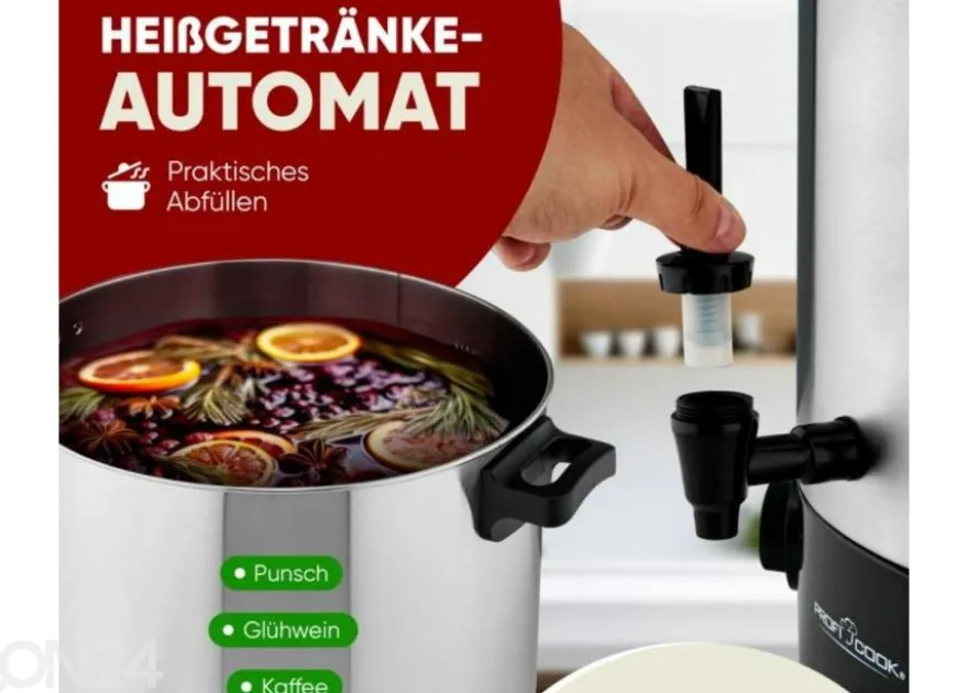 Pastörointi-juomasäiliö 32L ProfiCook PCEKA1283