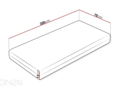 Patja Afrodyta 70x200 cm
