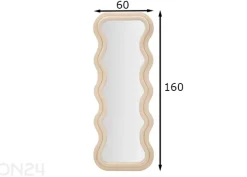 Peili Emily 60x160 cm, kermanvalkoinen