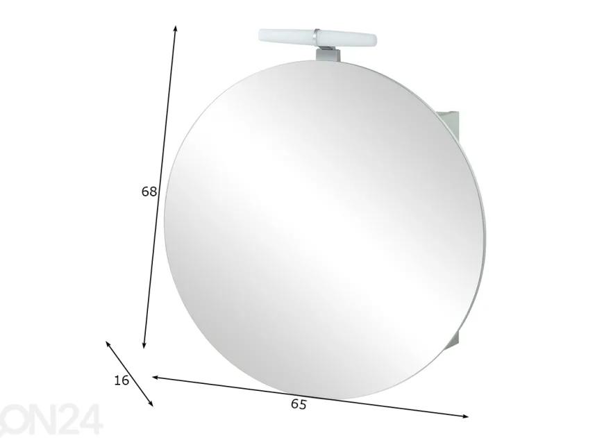 Peilikaappi Ando 65 cm