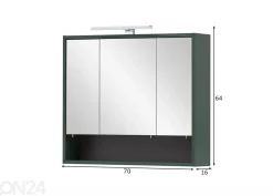 Peilikaappi Kent 70 cm