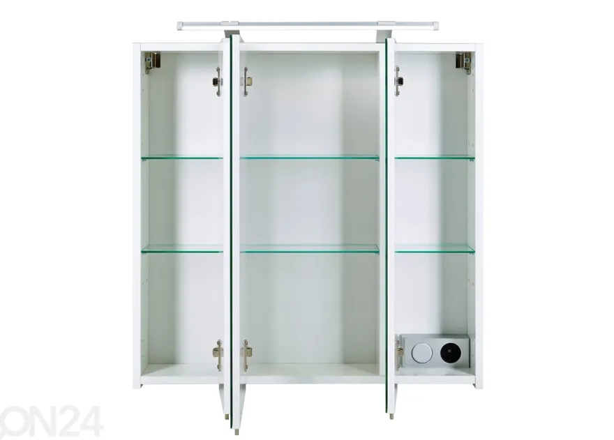 Peilikaappi LED-valaisimella Mars