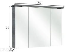 Peilikaappi LED-valaistuksella 84-II 75 cm