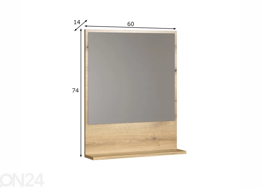 Peili Pure Bliss 60x74 cm
