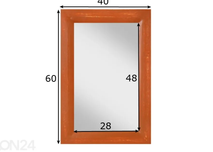 Peili 40x60 cm
