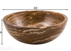 Pesuallas korukivestä
