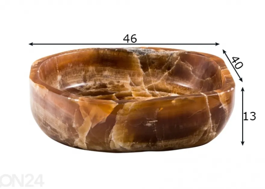Pesuallas korukivestä