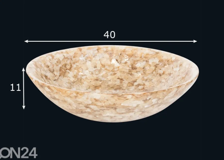 Pesuallas simpukankuorilla