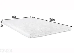 Petauspatja Hypnos Aphrodite memory foam ja vetoketju 80x200x10cm