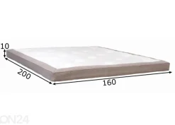Petauspatja Hypnos Atlanta Hypnos Trendline 160x200x10 cm (Talalay lateksi, pocket)
