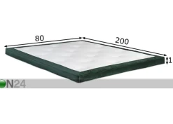 Petauspatja Hypnos Hemera tikattu, erittäin pehmeä 80x200x10 cm