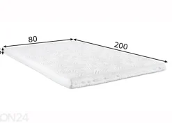 Petauspatja Hypnos Luna Mega HR ympäröidyllä vetoketjulla 80x200x6 cm