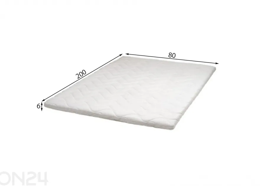 Petauspatja Wendre Latex 80x200 cm