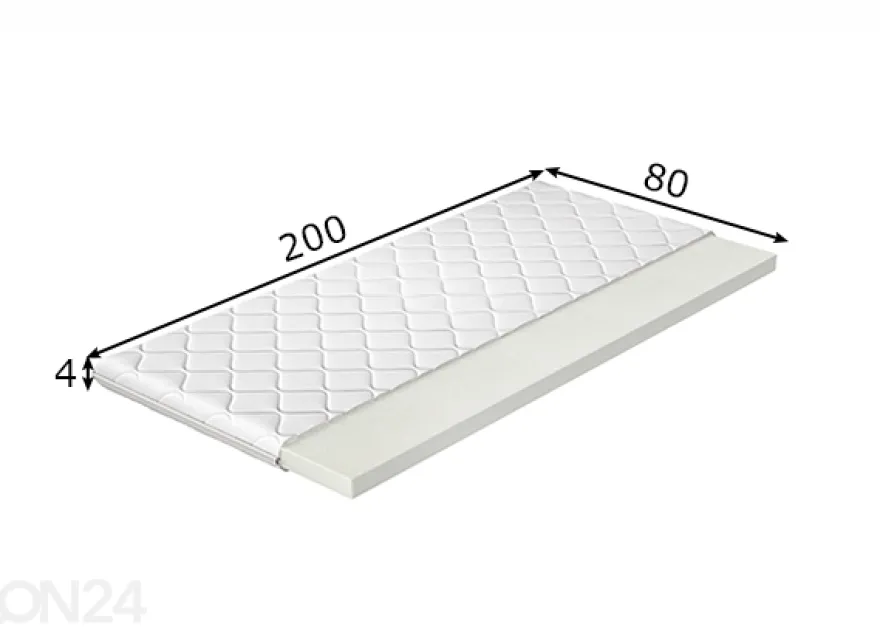 Petauspatja 80x200 cm