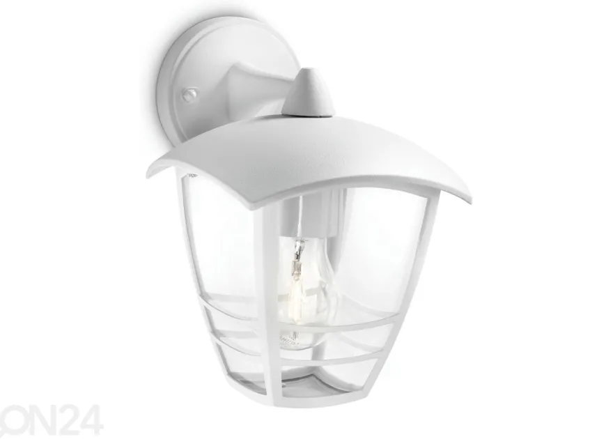 Philips Creek seinävalaisin E27 valkoinen