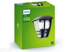 Philips Creek seinävalaisin E27 musta