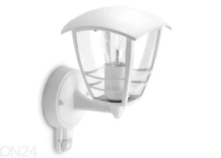 Philips Creek seinävalaisin liiketunnistimella E27 valkoinen