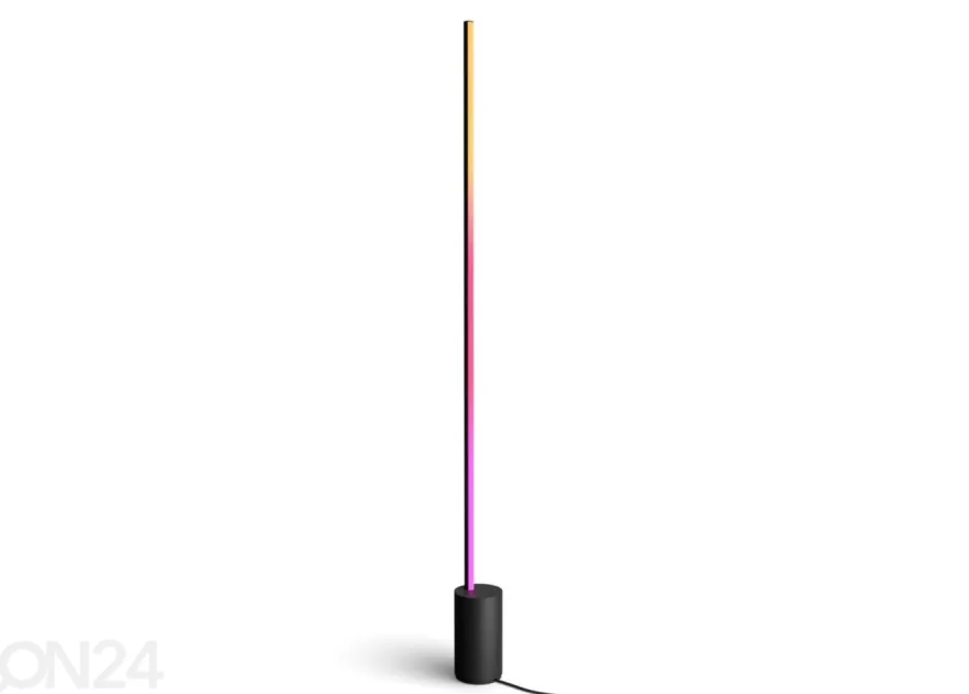 Philips Hue Black and Color ambience lattiavalaisin Signe musta tasaisella värinvaihdolla