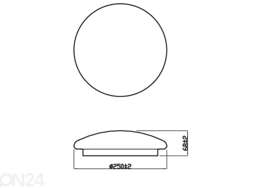 Philips Moire kattovalaisin 10 W 2700K