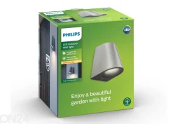 Philips Virga seinävalaisin 3 W 2700K, harmaa