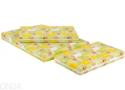 Pidennettävä lasten patja kookoksella Pipi 75x100+42+42 cm