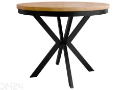 Pidennettävä ruokapöytä Edder 120x120/196 cm