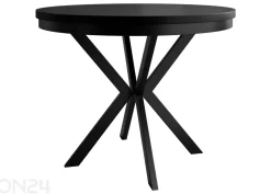 Pidennettävä ruokapöytä Edder 120x120/196 cm