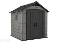 Pihavarasto Premier 757, 4 m², harmaa