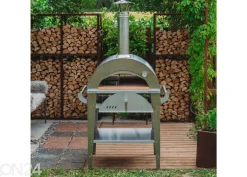Pizzauuni jalustalla Pizzo-set-inox