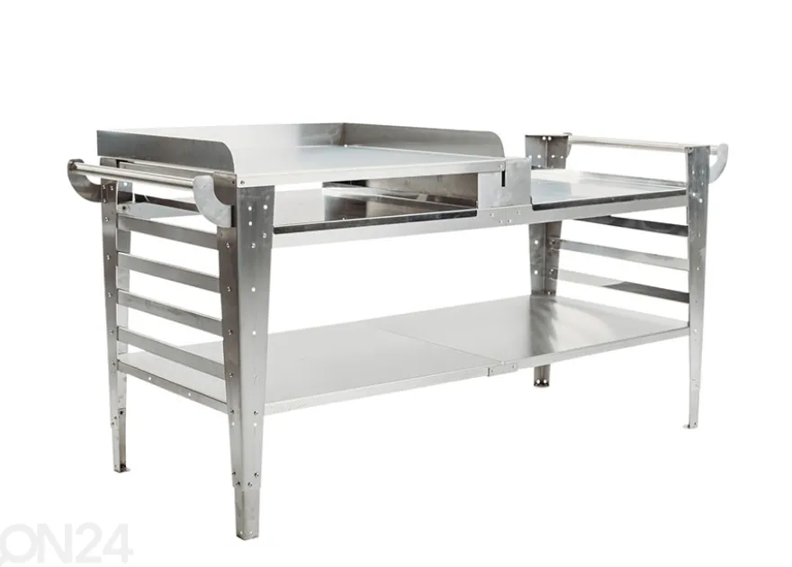 Pizzauunin pöytä Baso-inox-XL