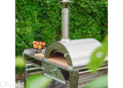 Pizzauuni pöytätasolla Pizzo-XL-set-inox