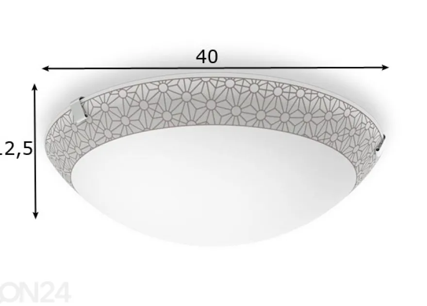 Plafondivalaisin Ballan LED