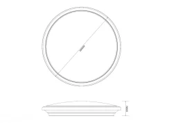 Plafondivalaisin Moren Chrome