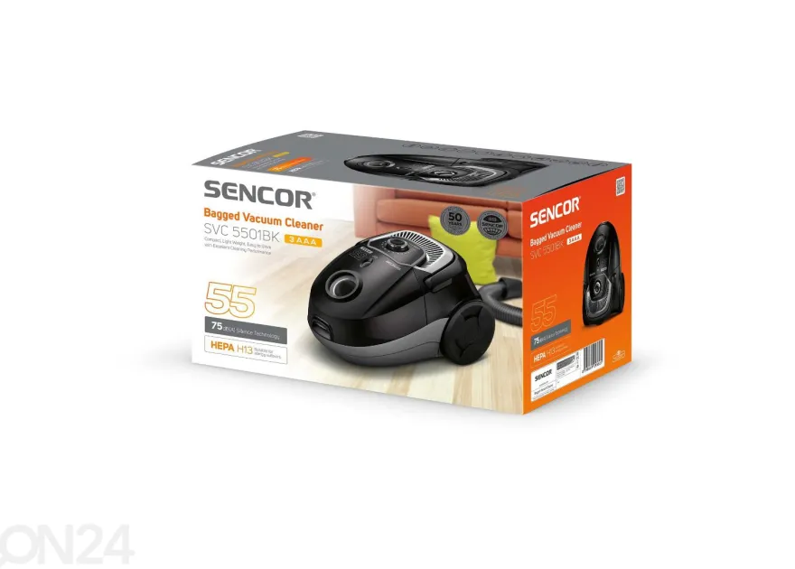Pölynimuri Sencor SVC5501BK musta