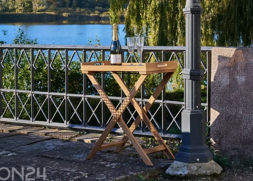 Puutarhapöytä/tarjoiluvaunu Ronda