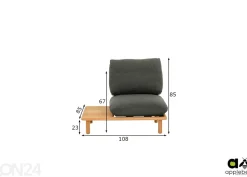 Puutarhatuoli Sling oikea