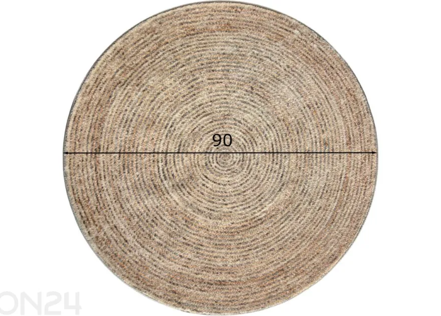 Pyöreä matto Brady Ø 90 cm