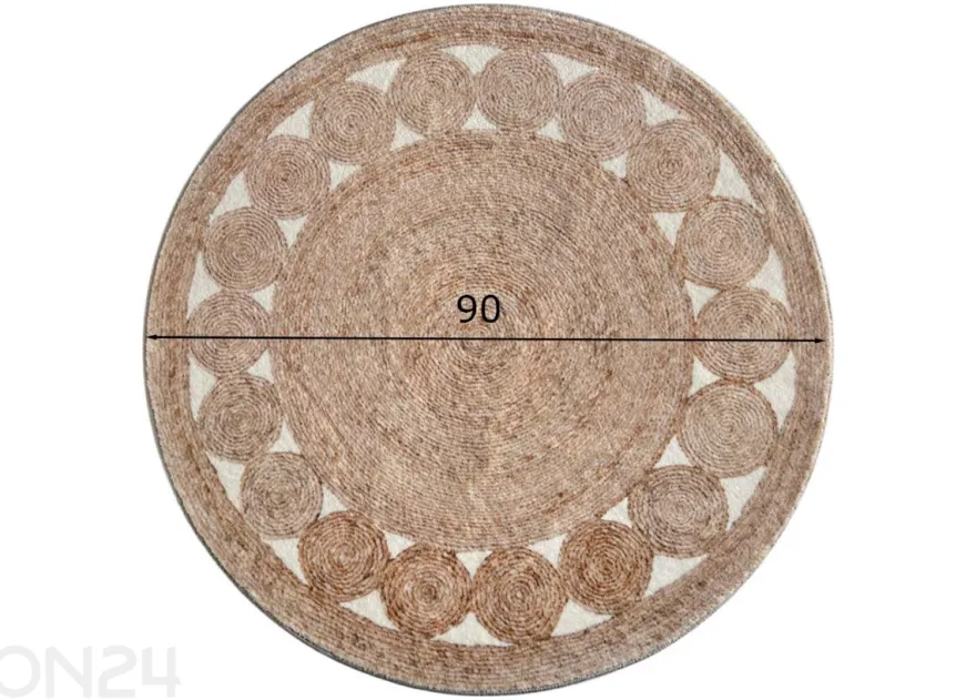 Pyöreä matto Brady Ø 90 cm