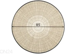 Pyöreä matto Cascara beige Ø 85 cm